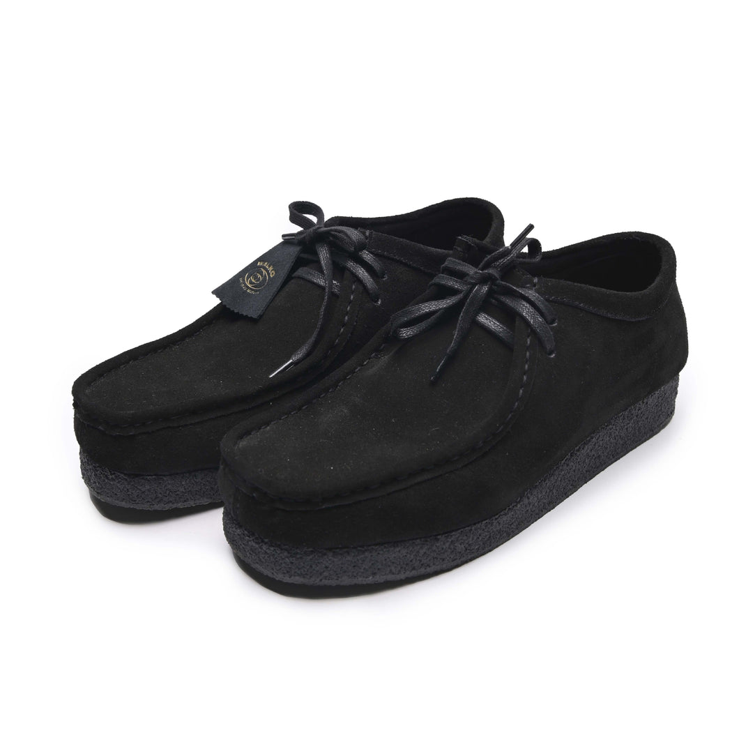 Kluska Full Black Genuine Suede Leather