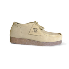 Load image into Gallery viewer, Kluska Cream Genuine Suede Leather
