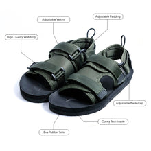 Load image into Gallery viewer, Walko Montague Sandals Army
