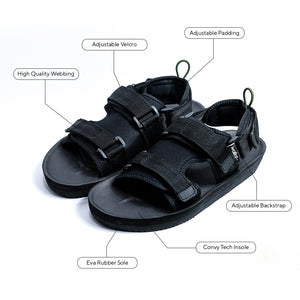 Walko Montague Sandals Black